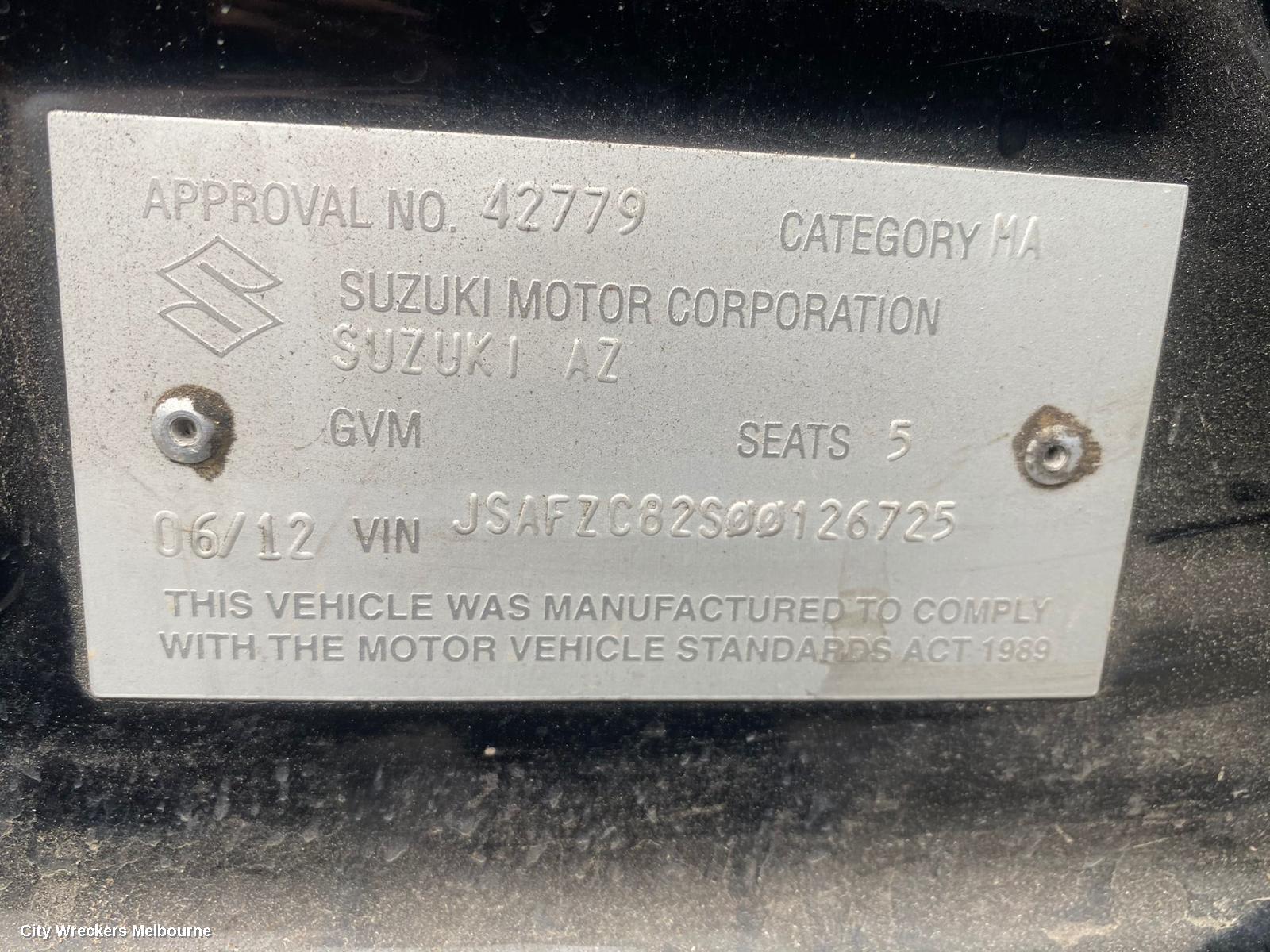 SUZUKI SWIFT PWR DR WIND SWITCH, RH FRONT (MASTER SWITCH), FZ, 20 PIN TYPE, 08/2010 - 03/2017