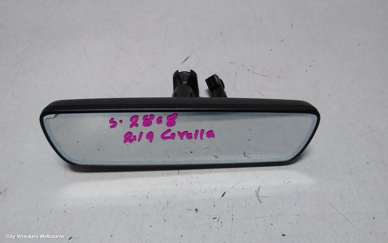 TOYOTA COROLLA INTERIOR MIRROR, E210, 07/2018 ONWARDS