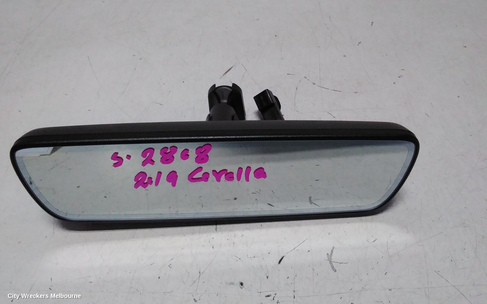 TOYOTA COROLLA INTERIOR MIRROR, E210, 07/2018 ONWARDS