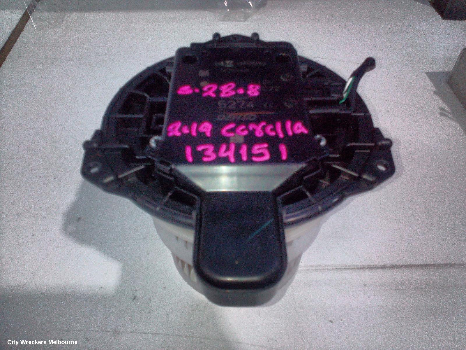 TOYOTA COROLLA HEATER FAN MOTOR, E210, 07/2018 ONWARDS