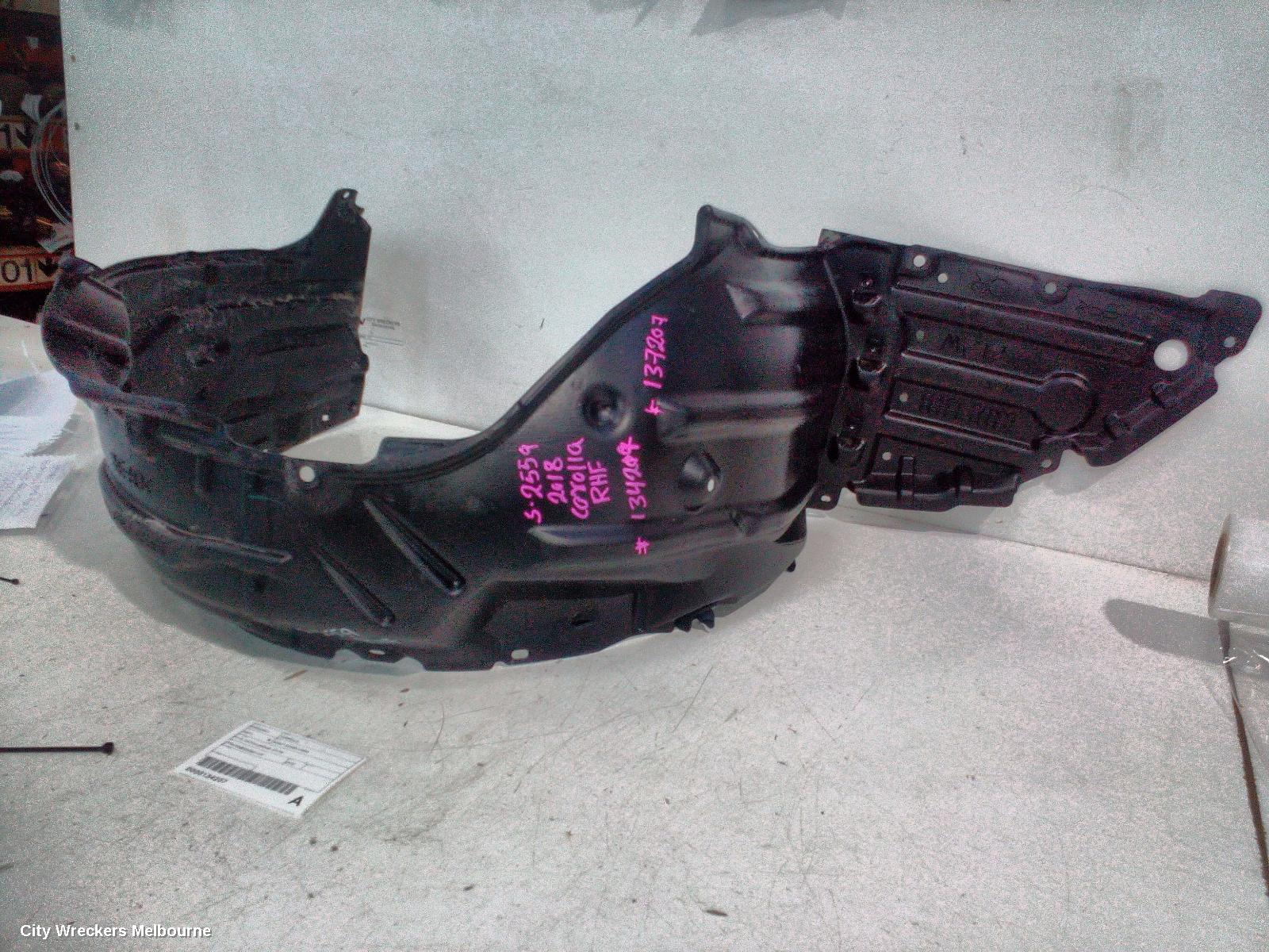 TOYOTA COROLLA RIGHT GUARD LINER, E210, HATCH/SEDAN, 07/2018 ONWARDS