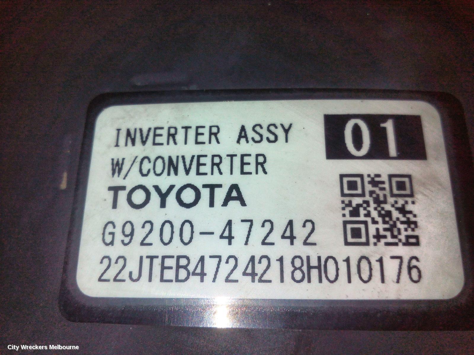 TOYOTA COROLLA INVERTER, E210, HEV INVERTER, 53KW, 07/2018 ONWARDS