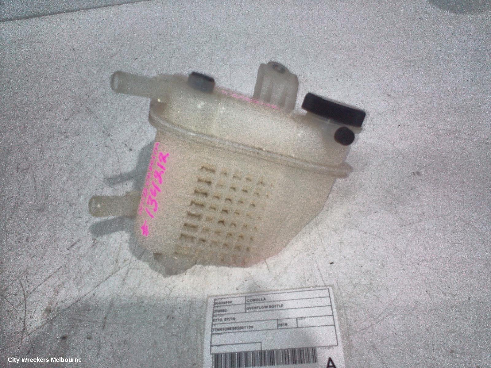 TOYOTA COROLLA OVERFLOW BOTTLE, E210, 07/2018 ONWARDS