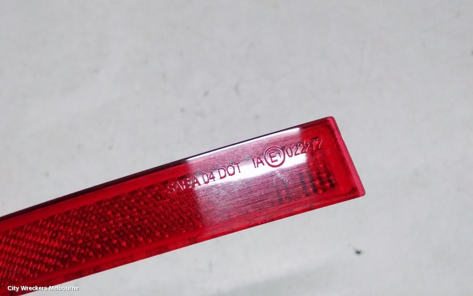 VOLKSWAGEN TIGUAN LEFT TAILLIGHT, BUMPER REFLECTOR, 5N, 05/2008 - 08/2016
