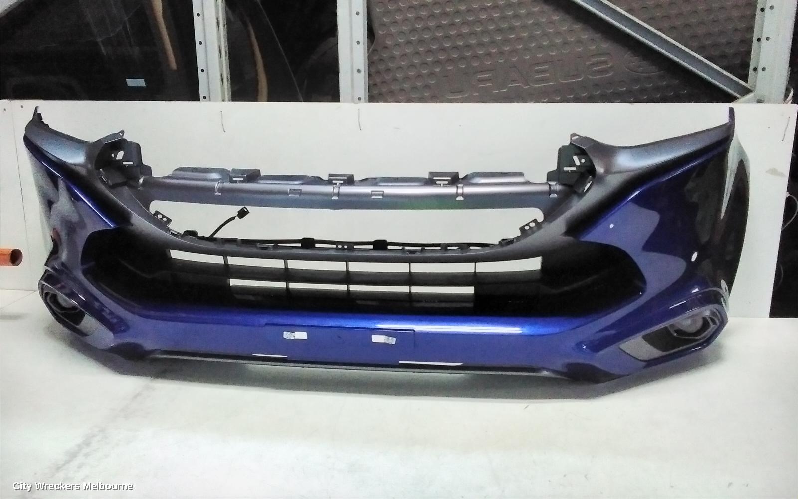 ISUZU MU-X FRONT BUMPER, 2ND GEN, BUMPER BAR, W/ PARKING SENSOR TYPE, GREY INSERT, 01/2022 ONWARDS
