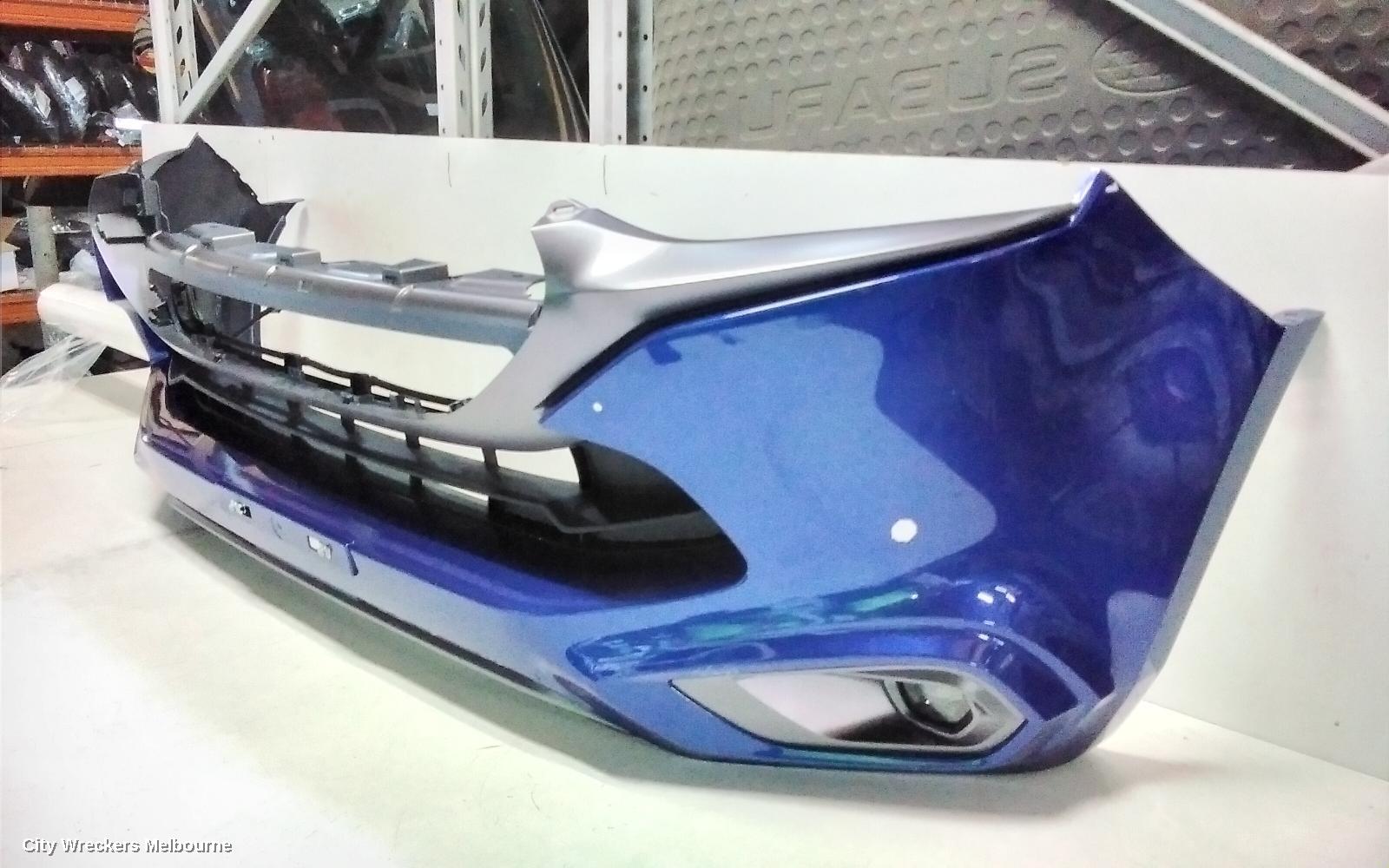 ISUZU MU-X FRONT BUMPER, 2ND GEN, BUMPER BAR, W/ PARKING SENSOR TYPE, GREY INSERT, 01/2022 ONWARDS