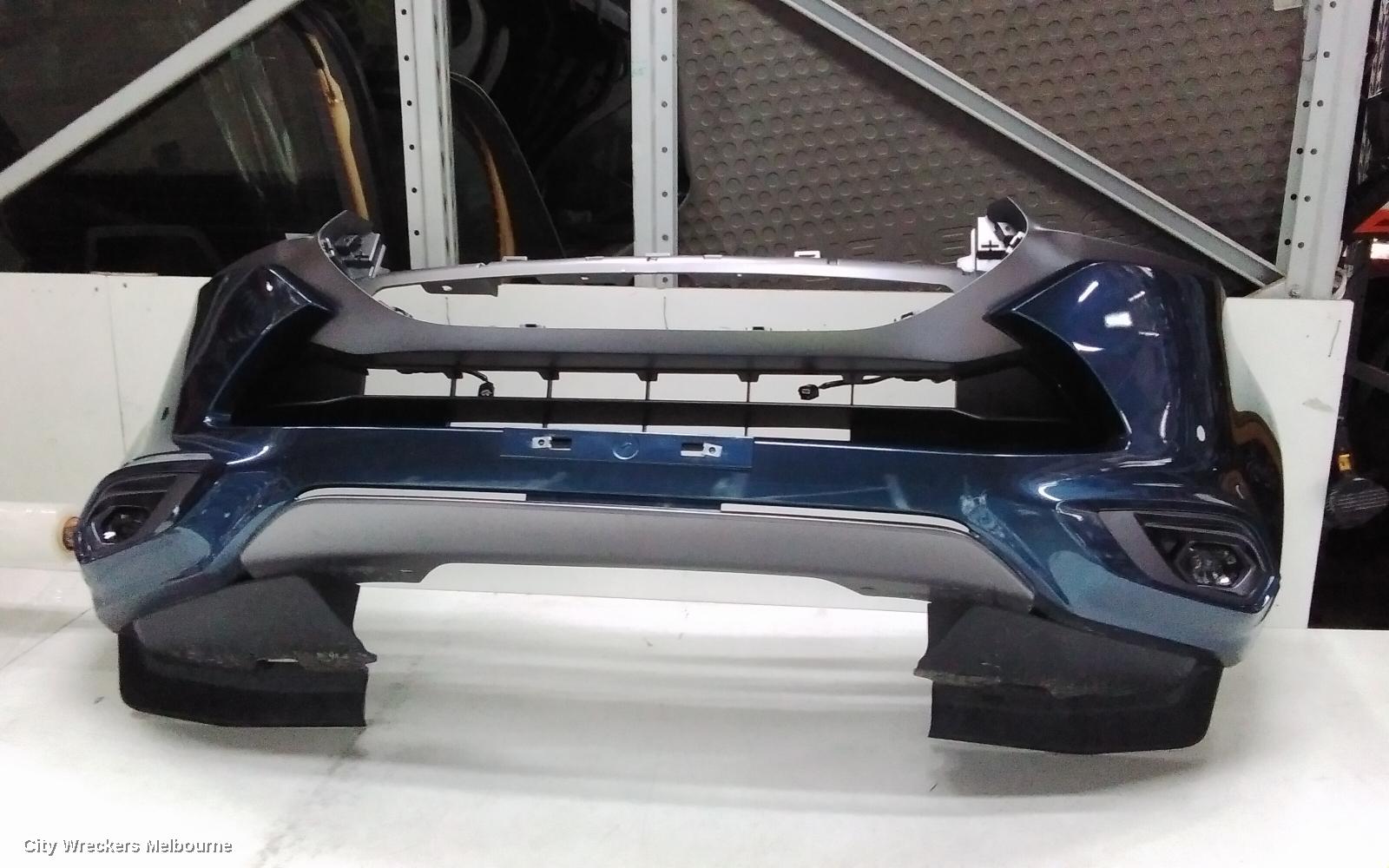ISUZU MU-X FRONT BUMPER, 2ND GEN, BUMPER BAR, W/ PARKING SENSOR TYPE, GREY INSERT, 01/2022 ONWARDS