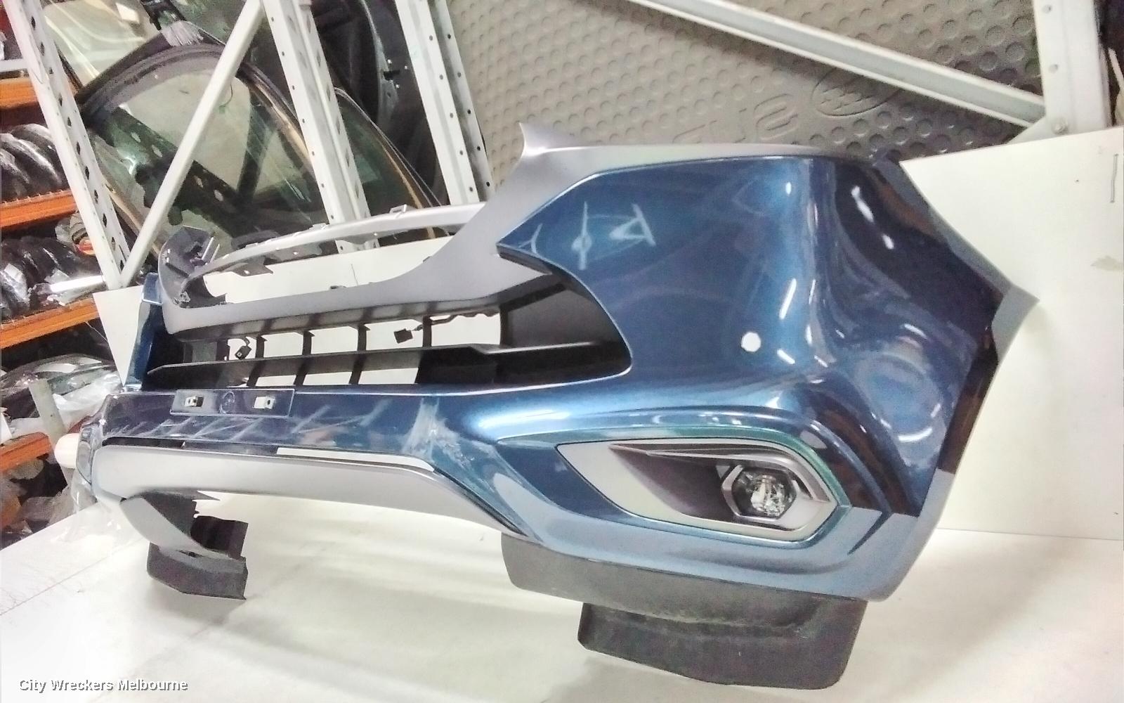 ISUZU MU-X FRONT BUMPER, 2ND GEN, BUMPER BAR, W/ PARKING SENSOR TYPE, GREY INSERT, 01/2022 ONWARDS