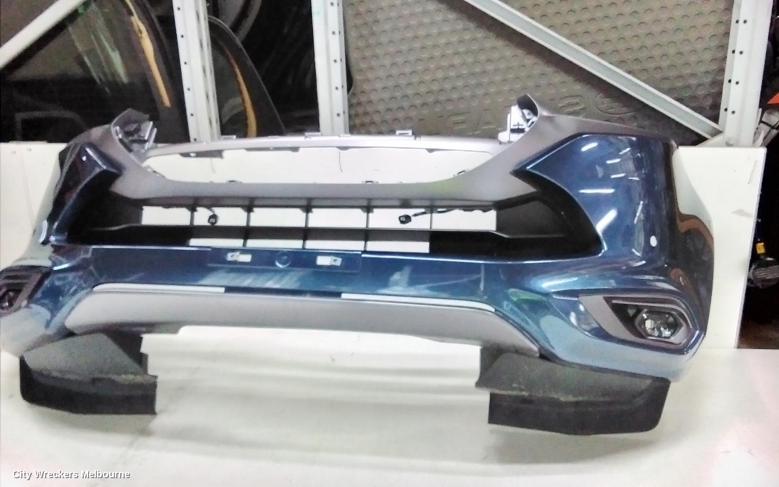 ISUZU MU-X FRONT BUMPER, 2ND GEN, BUMPER BAR, W/ PARKING SENSOR TYPE, GREY INSERT, 01/2022 ONWARDS
