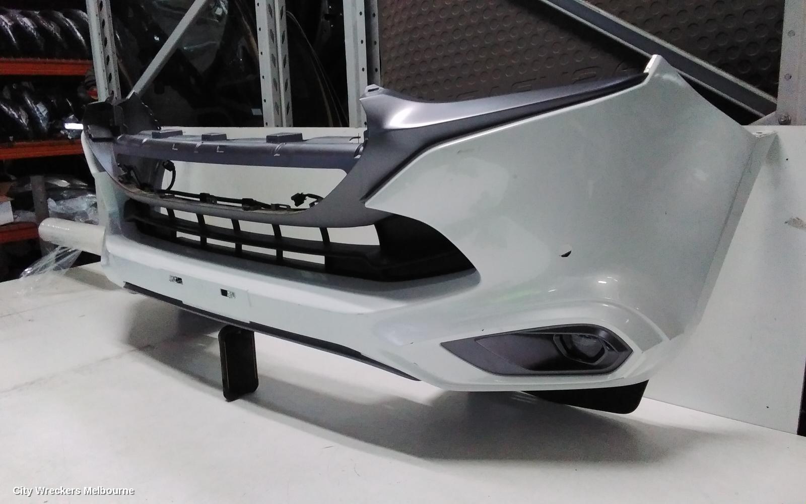 ISUZU MU-X FRONT BUMPER, 2ND GEN, BUMPER BAR, W/ PARKING SENSOR TYPE, GREY INSERT, 01/2022 ONWARDS