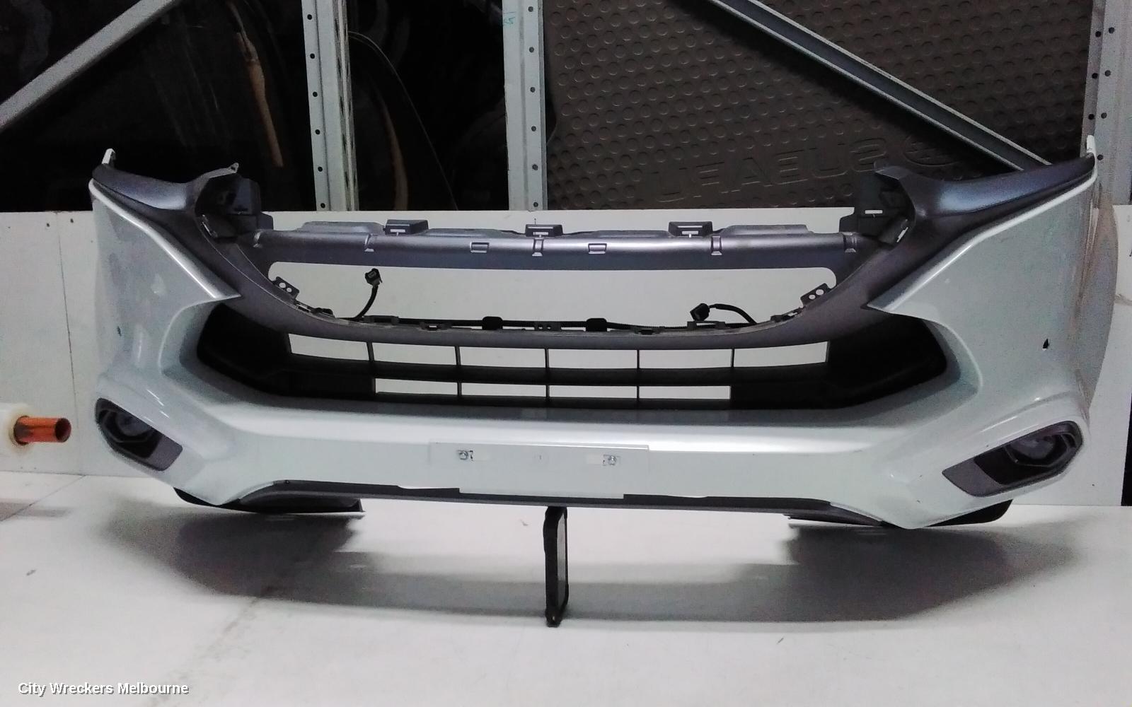 ISUZU MU-X FRONT BUMPER, 2ND GEN, BUMPER BAR, W/ PARKING SENSOR TYPE, GREY INSERT, 01/2022 ONWARDS