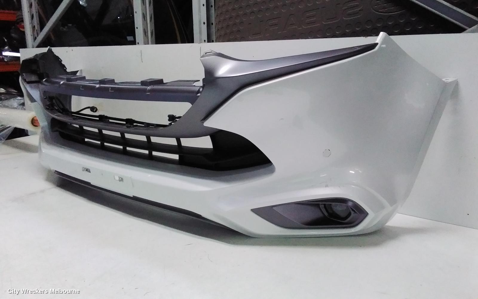 ISUZU MU-X FRONT BUMPER, 2ND GEN, BUMPER BAR, W/ PARKING SENSOR TYPE, GREY INSERT, 01/2022 ONWARDS