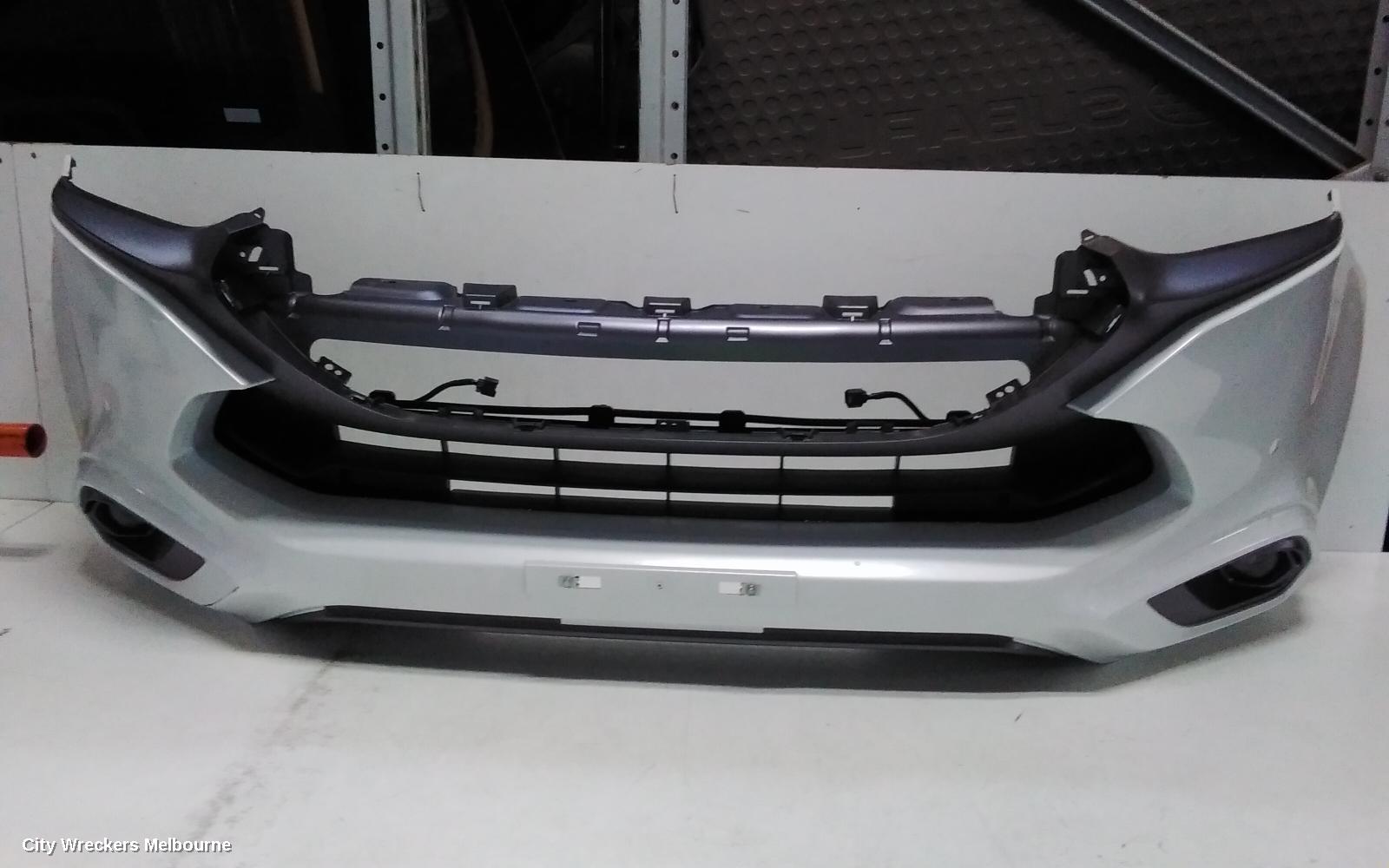 ISUZU MU-X FRONT BUMPER, 2ND GEN, BUMPER BAR, W/ PARKING SENSOR TYPE, GREY INSERT, 01/2022 ONWARDS