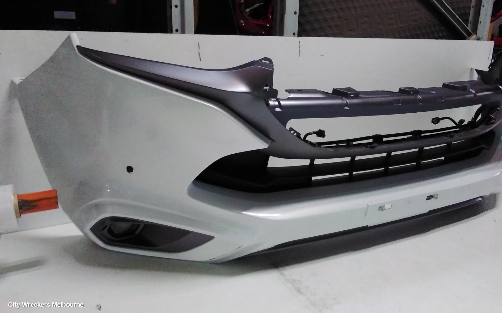 ISUZU MU-X FRONT BUMPER, 2ND GEN, BUMPER BAR, W/ PARKING SENSOR TYPE, GREY INSERT, 01/2022 ONWARDS