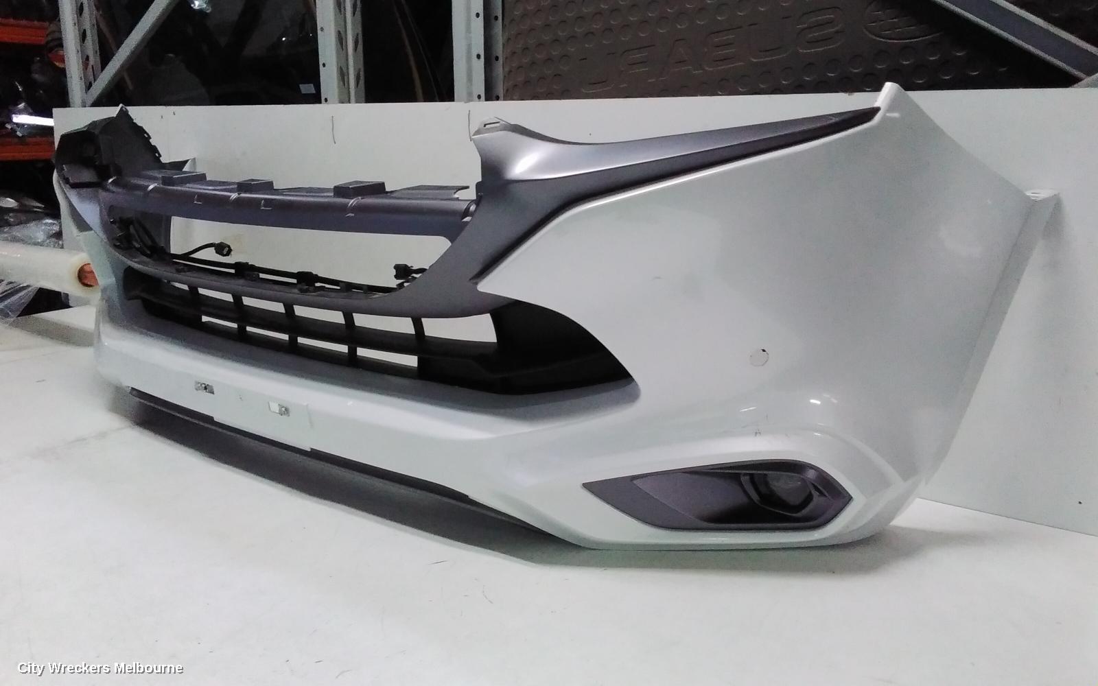 ISUZU MU-X FRONT BUMPER, 2ND GEN, BUMPER BAR, W/ PARKING SENSOR TYPE, GREY INSERT, 01/2022 ONWARDS