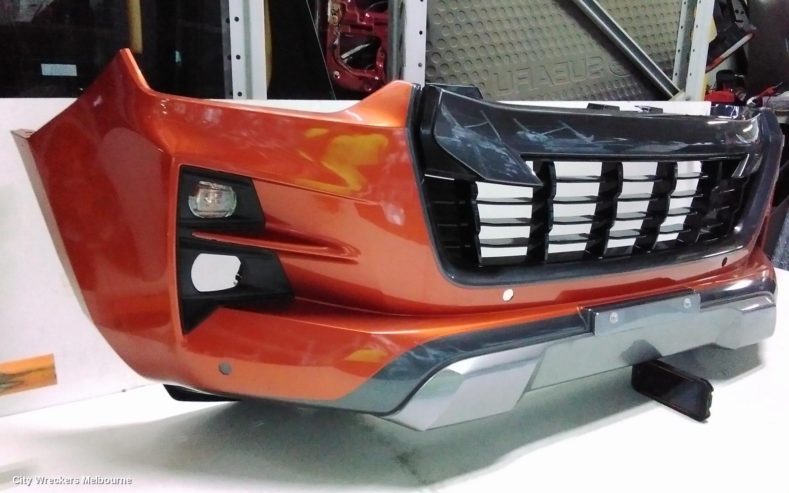 ISUZU DMAX FRONT BUMPER, BUMPER BAR, X-TERRAIN, W/ PARK SENSOR TYPE, RG, 07/2020 - 10/2023