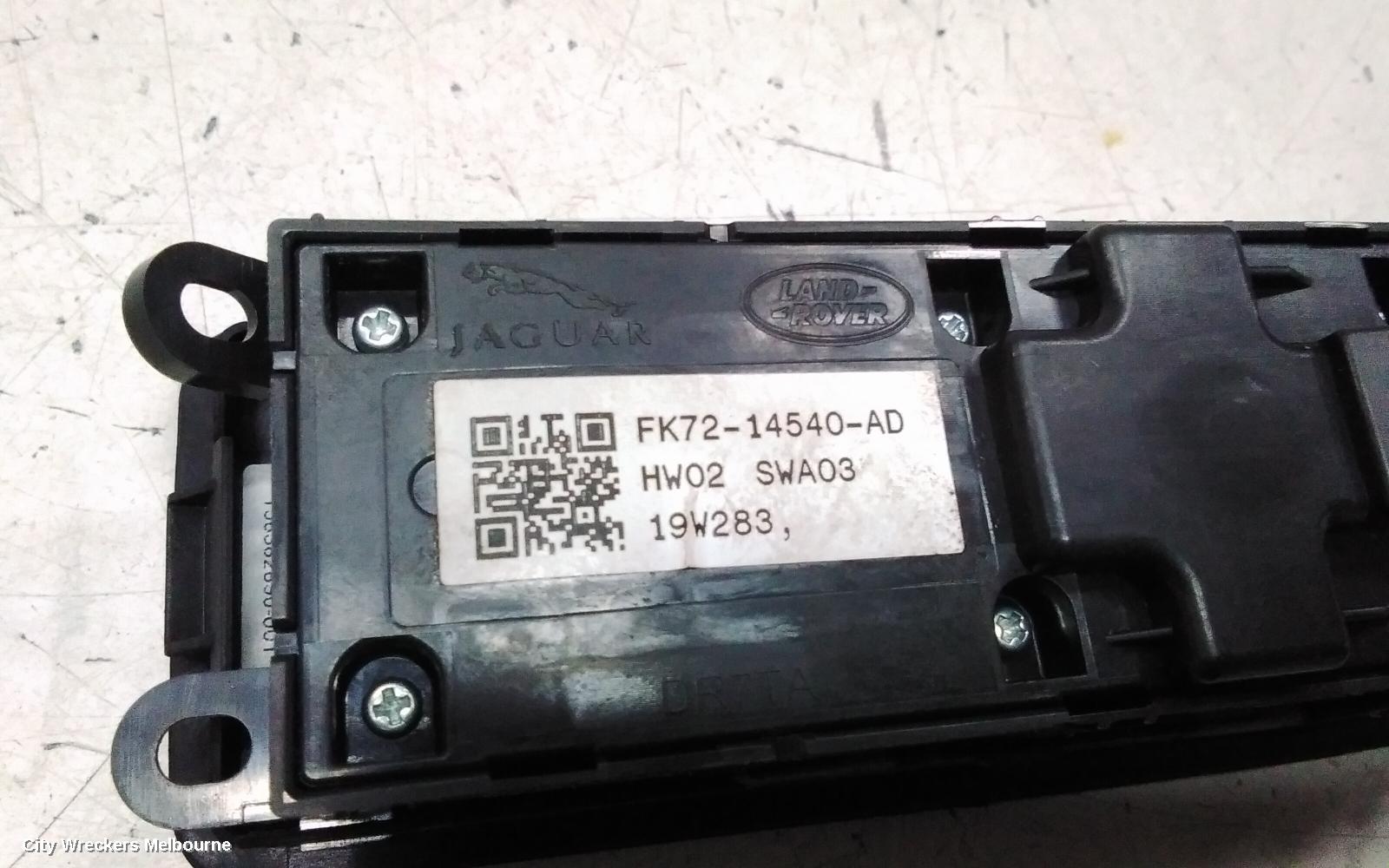 LAND ROVER DISCOVERY SPORT PWR DR WIND SWITCH, RH FRONT (MASTER SWITCH), L550, 01/2015 ONWARDS