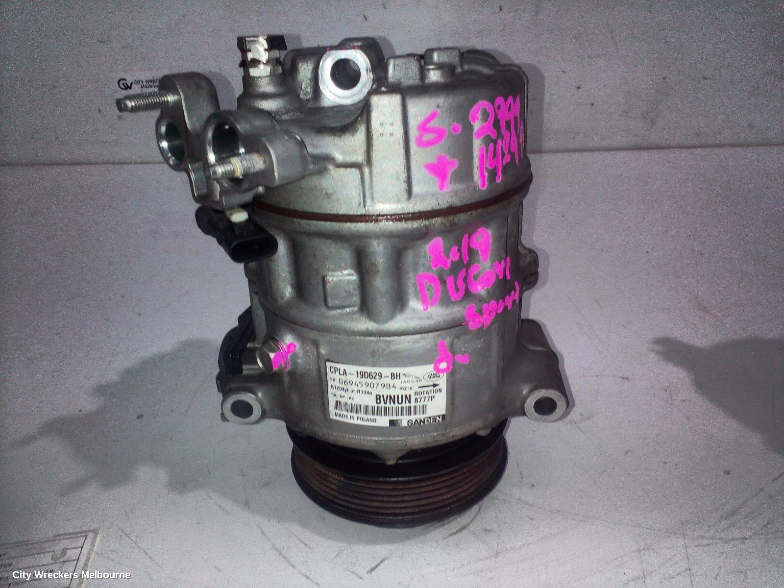 LAND ROVER DISCOVERY SPORT A/C COMPRESSOR, L550, 2.0, PETROL, 07/2019 ONWARDS