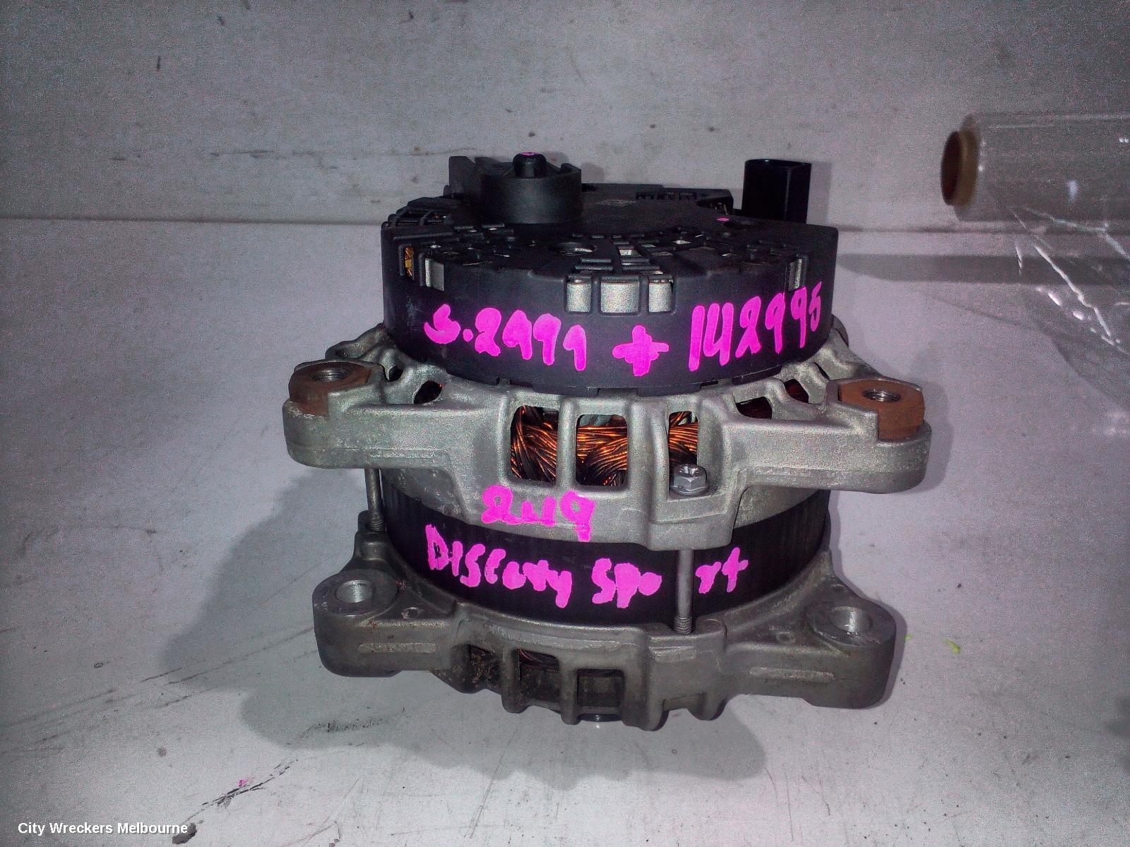 LAND ROVER DISCOVERY SPORT ALTERNATOR, PETROL, 2.0, TURBO, L550, 07/2019 ONWARDS