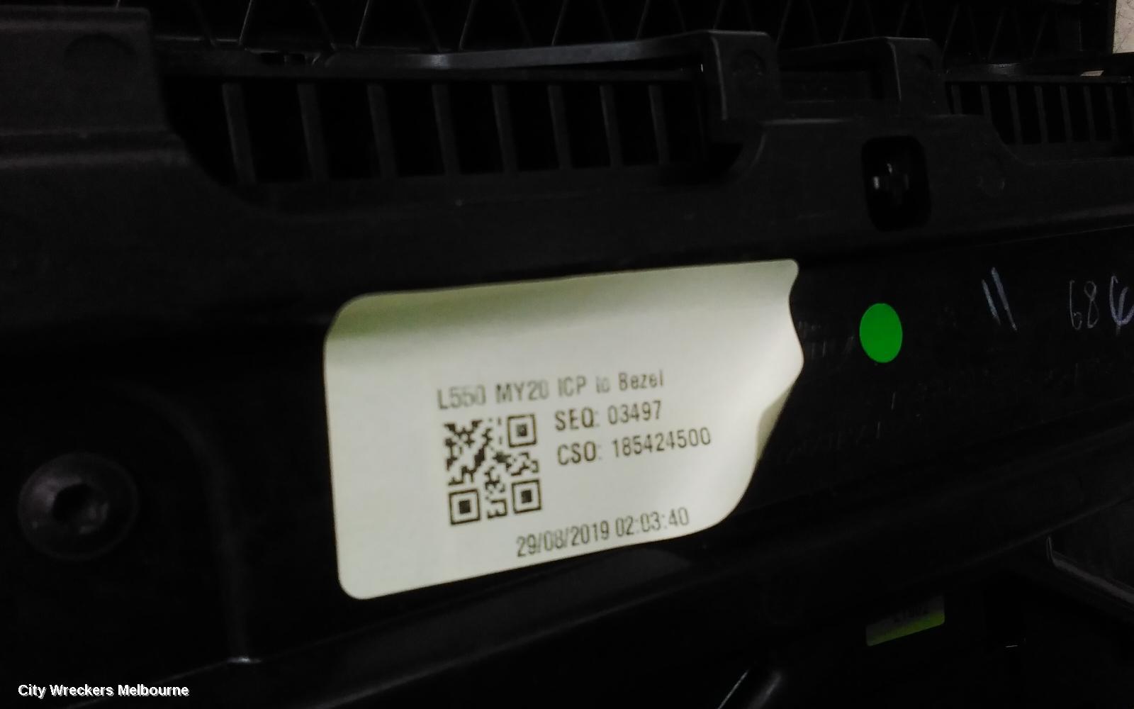 LAND ROVER DISCOVERY SPORT HEATER/AC CONTROLS, CLIMATE CONTROL TYPE, L550, 01/2015 ONWARDS