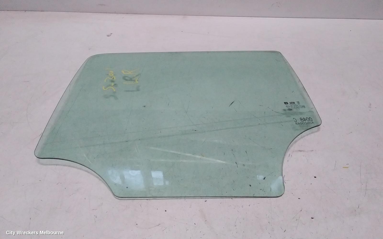 HOLDEN TRAX LEFT REAR DOOR WINDOW, TJ SERIES, 08/2013 - 12/2020