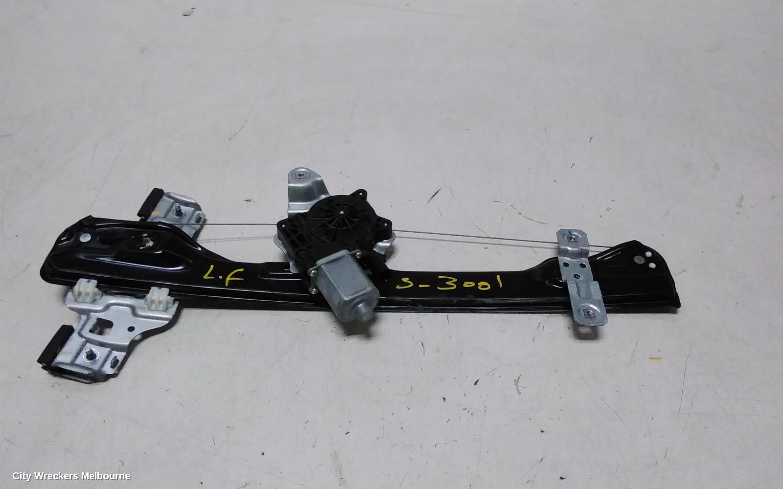 HOLDEN TRAX LEFT FRONT WINDOW REG/MOTOR, TJ SERIES, DOOR REG ASSY (REG AND MOTOR), 08/2013 - 12/2020