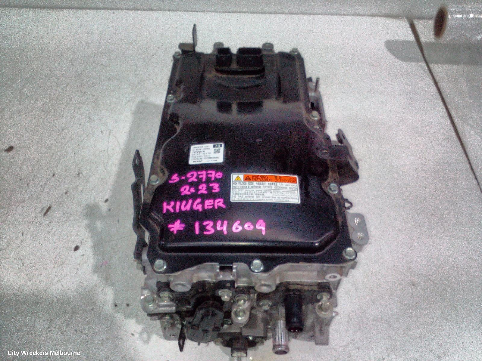 TOYOTA KLUGER INVERTER, AXUH78, HEV INVERTER, 03/2021 ONWARDS