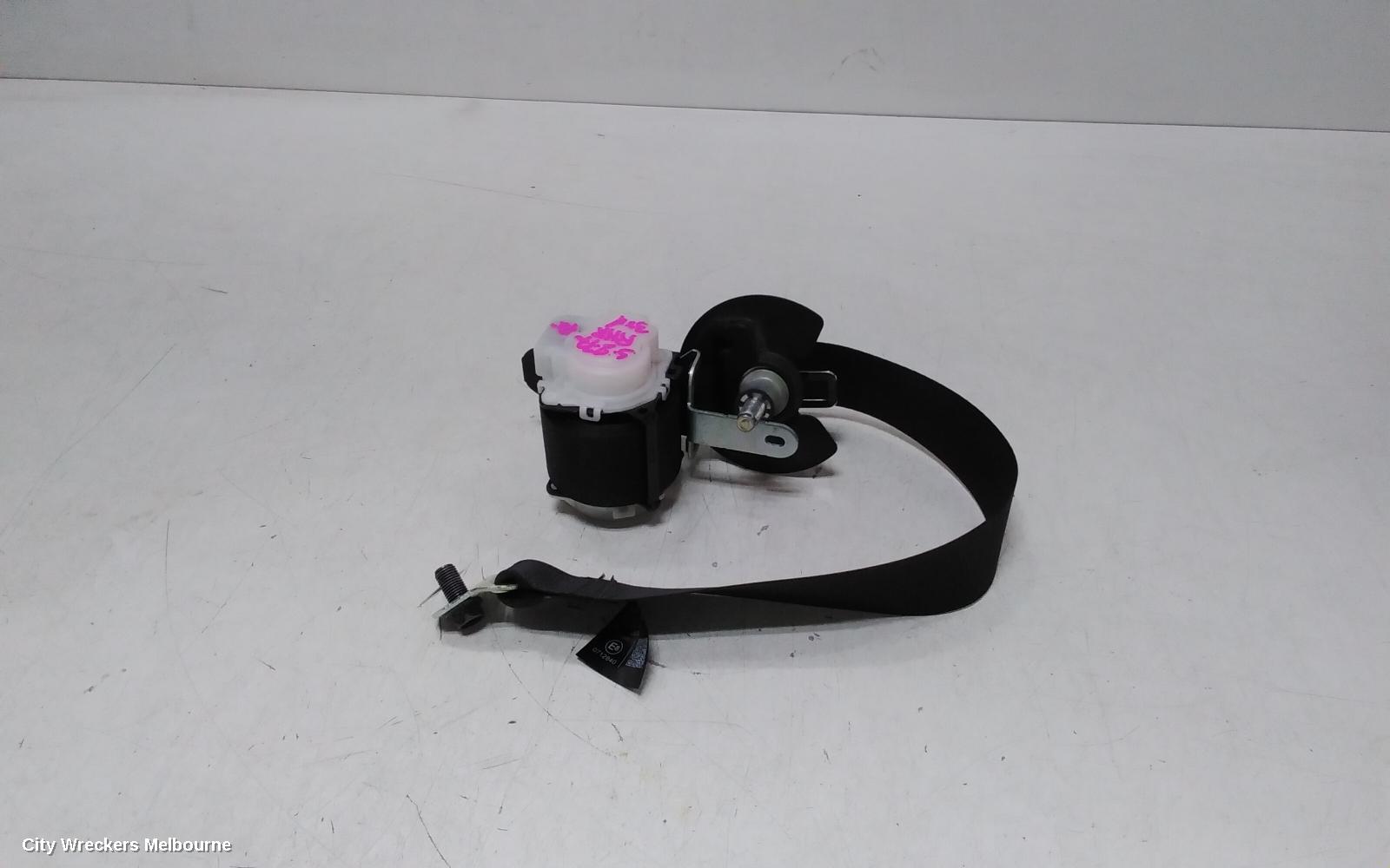 TOYOTA KLUGER SEATBELT/STALK, RH REAR 3RD ROW, SEAT BELT ONLY, BLACK, XU70 SERIES, 03/2021 ONWARDS