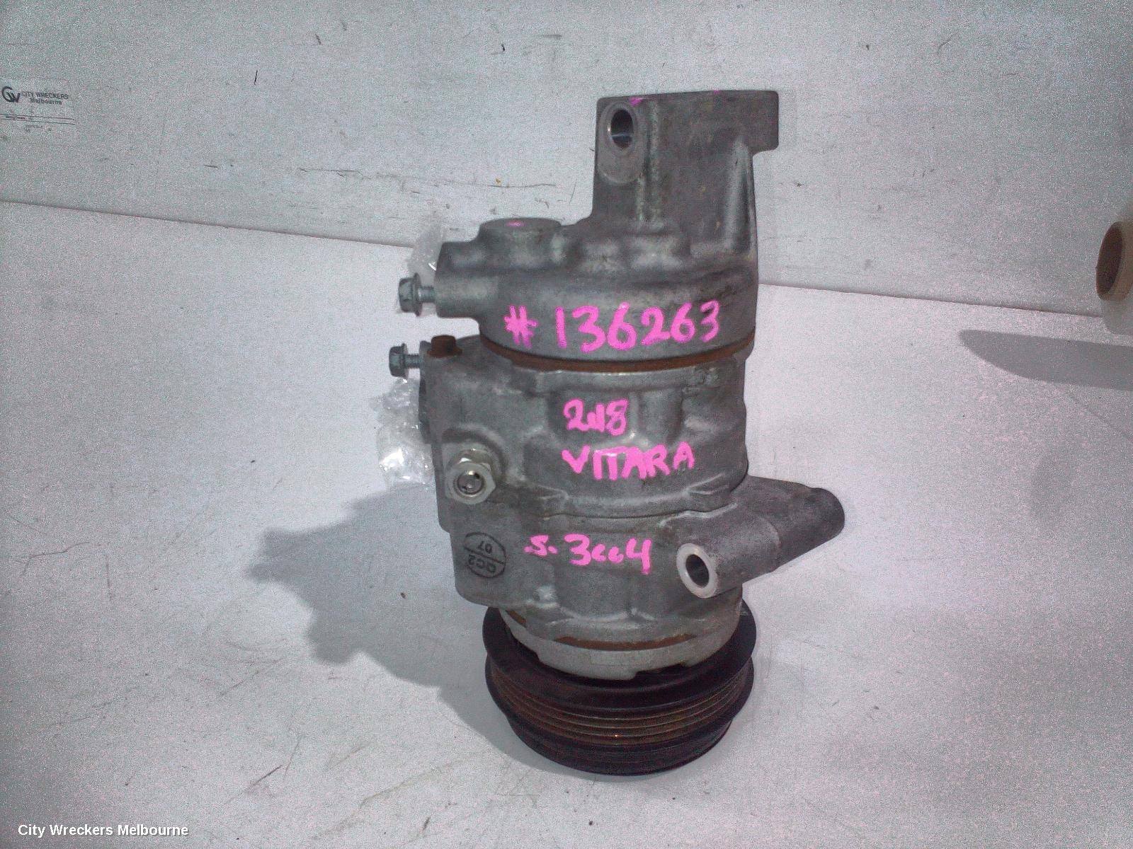 SUZUKI VITARA A/C COMPRESSOR, PETROL, 1.4 TURBO, K14C, VITARA, LY (VIN TSM), 06/2015 ONWARDS