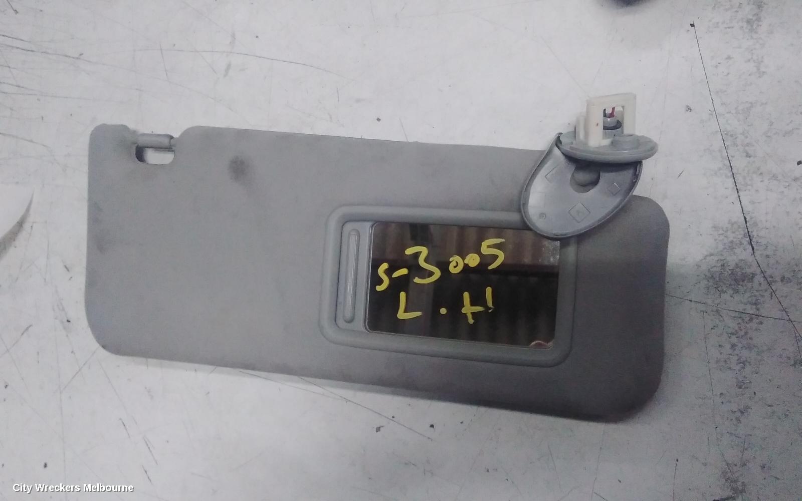 LEXUS IS250/IS250C SUNVISOR, GSE20R, LH SIDE, 11/2005 - 12/2014