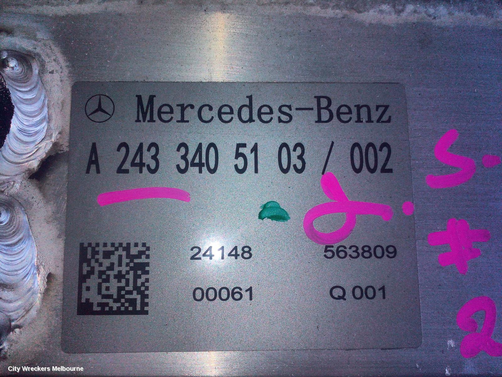 MERCEDES EQA BATTERY, H243, 01/2021 ONWARDS
