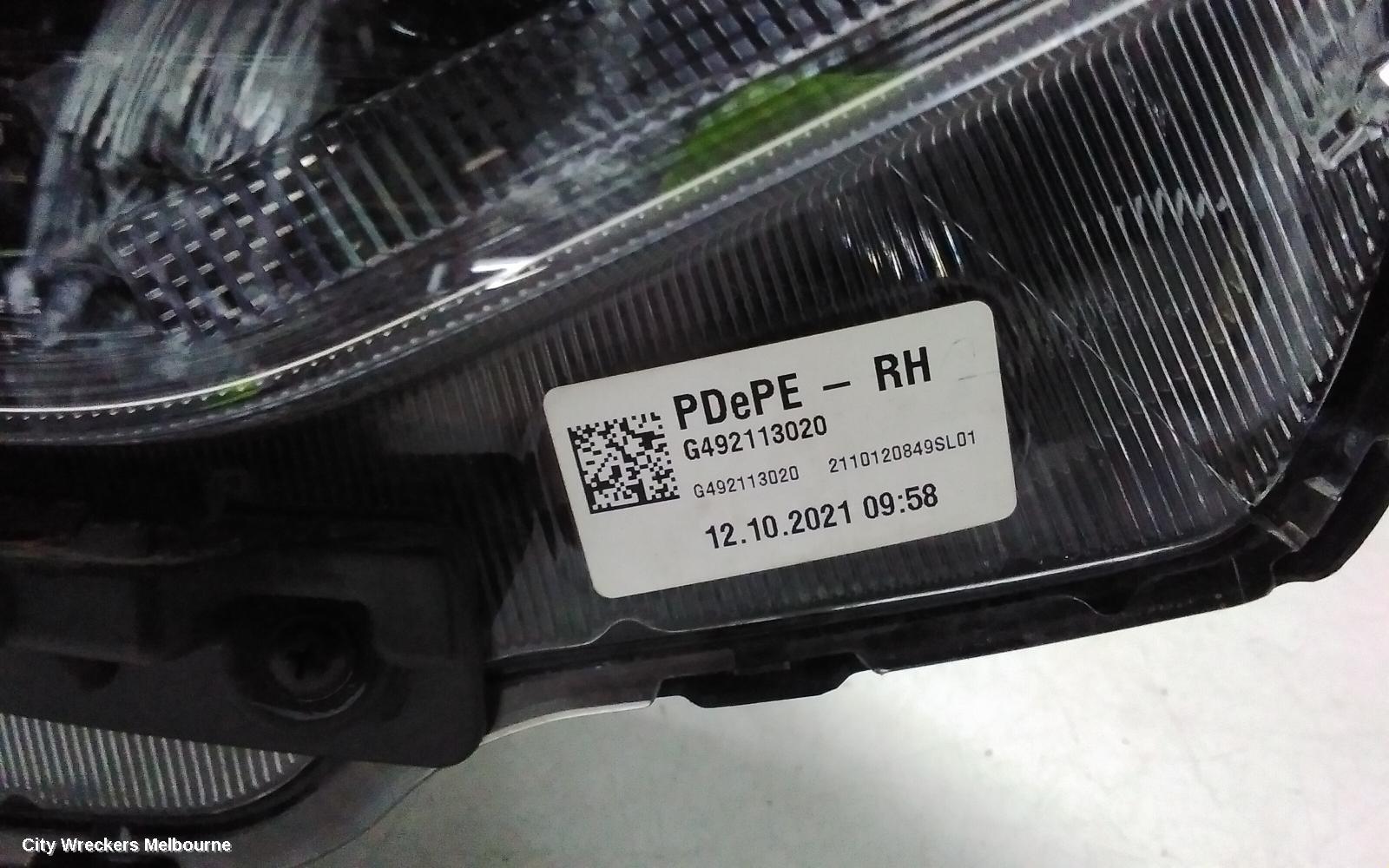 HYUNDAI I30 RIGHT HEADLAMP, PD, W/ LED TYPE, HATCH/FASTBACK (CZECH VIN TMAH), N LINE/N, 03/2021 ONWARDS