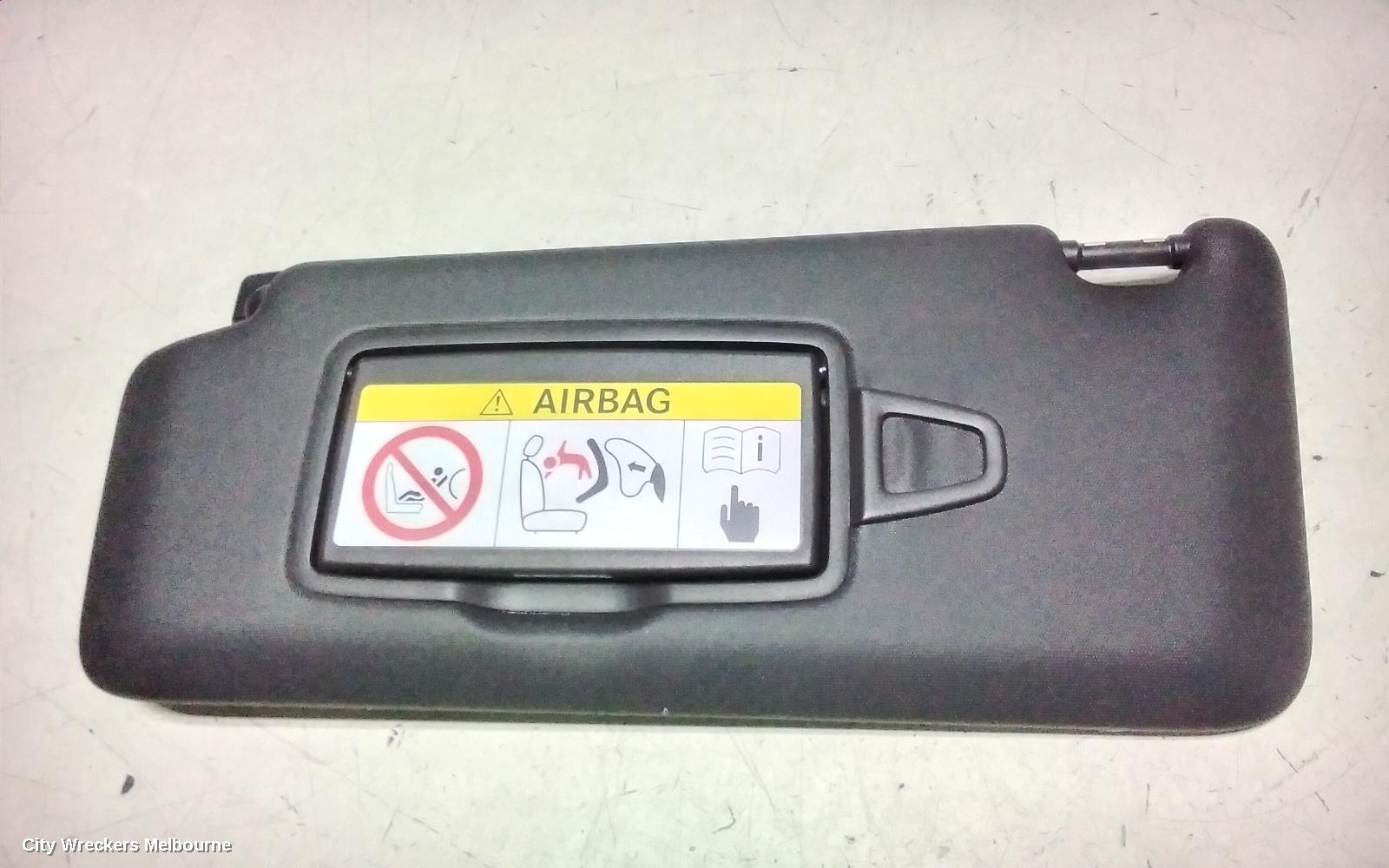 MERCEDES EQA SUNVISOR, LH SIDE, BLACK, H243, 01/2021 ONWARDS