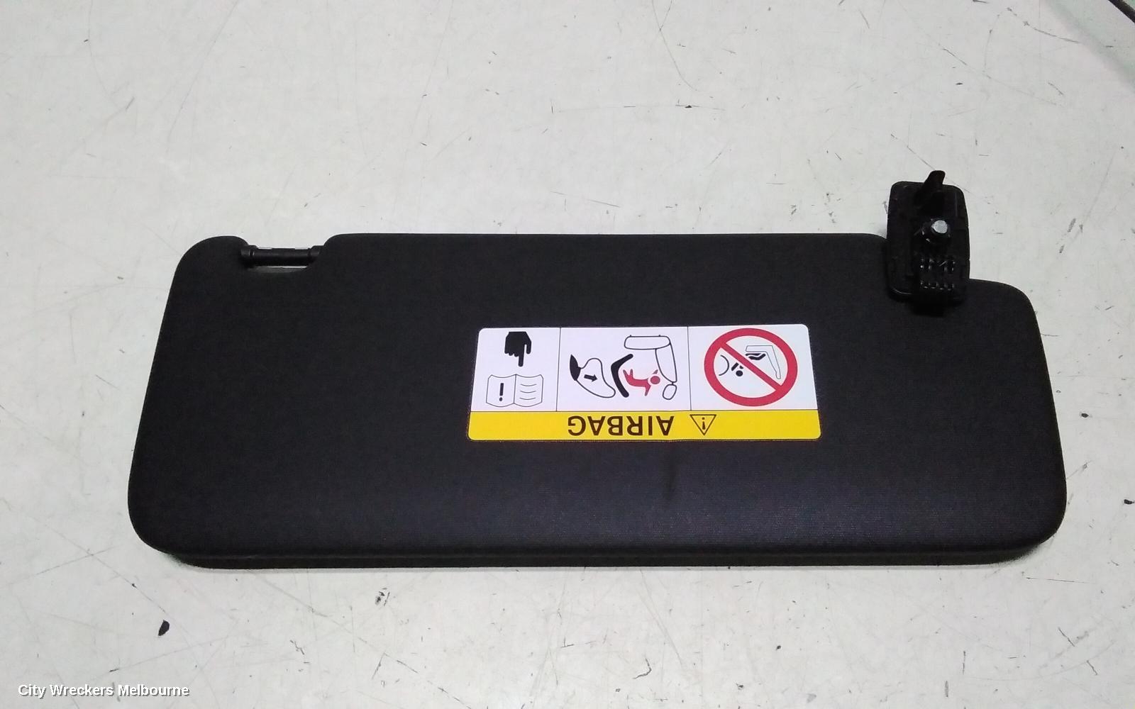 MERCEDES EQA SUNVISOR, LH SIDE, BLACK, H243, 01/2021 ONWARDS