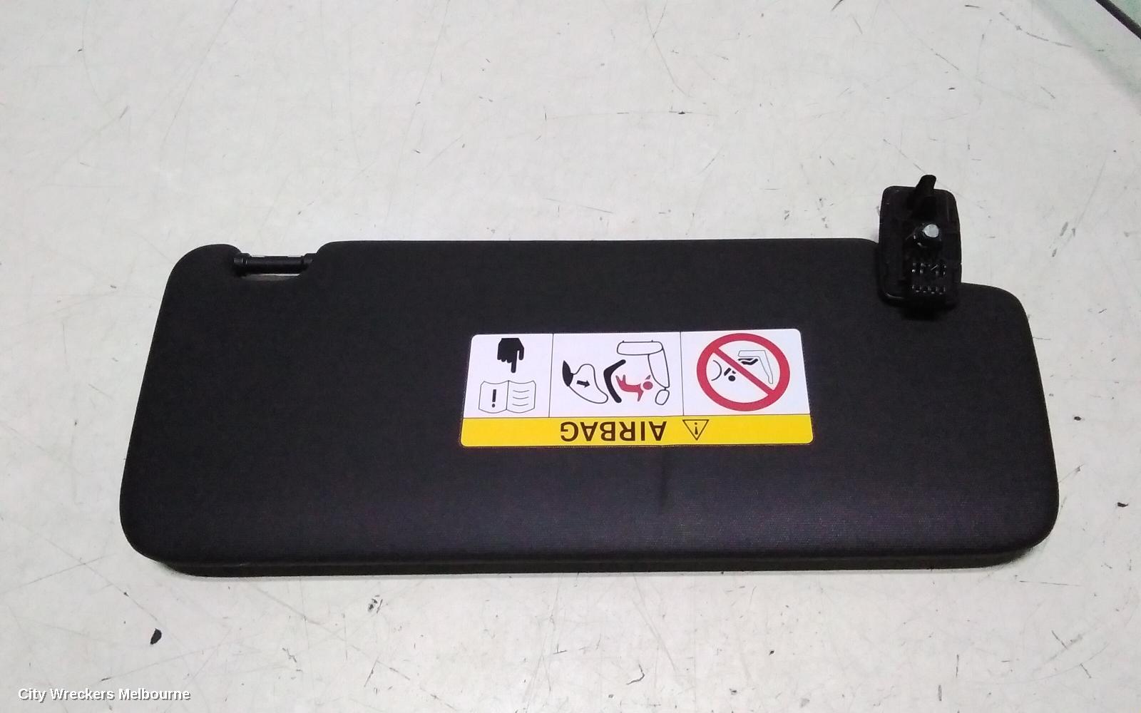 MERCEDES EQA SUNVISOR, LH SIDE, BLACK, H243, 01/2021 ONWARDS