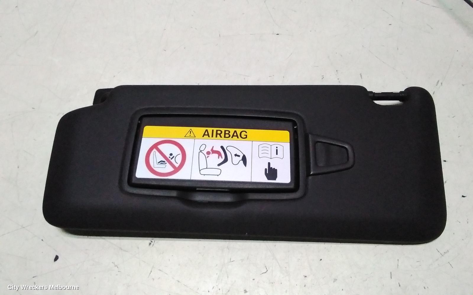 MERCEDES EQA SUNVISOR, LH SIDE, BLACK, H243, 01/2021 ONWARDS