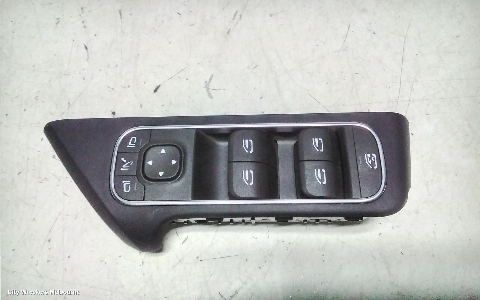 MERCEDES EQA PWR DR WIND SWITCH, H243, RH FRONT (MASTER SWITCH), 01/2021 ONWARDS