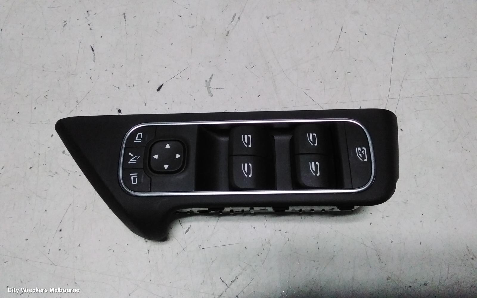 MERCEDES EQA PWR DR WIND SWITCH, H243, RH FRONT (MASTER SWITCH), 01/2021 ONWARDS