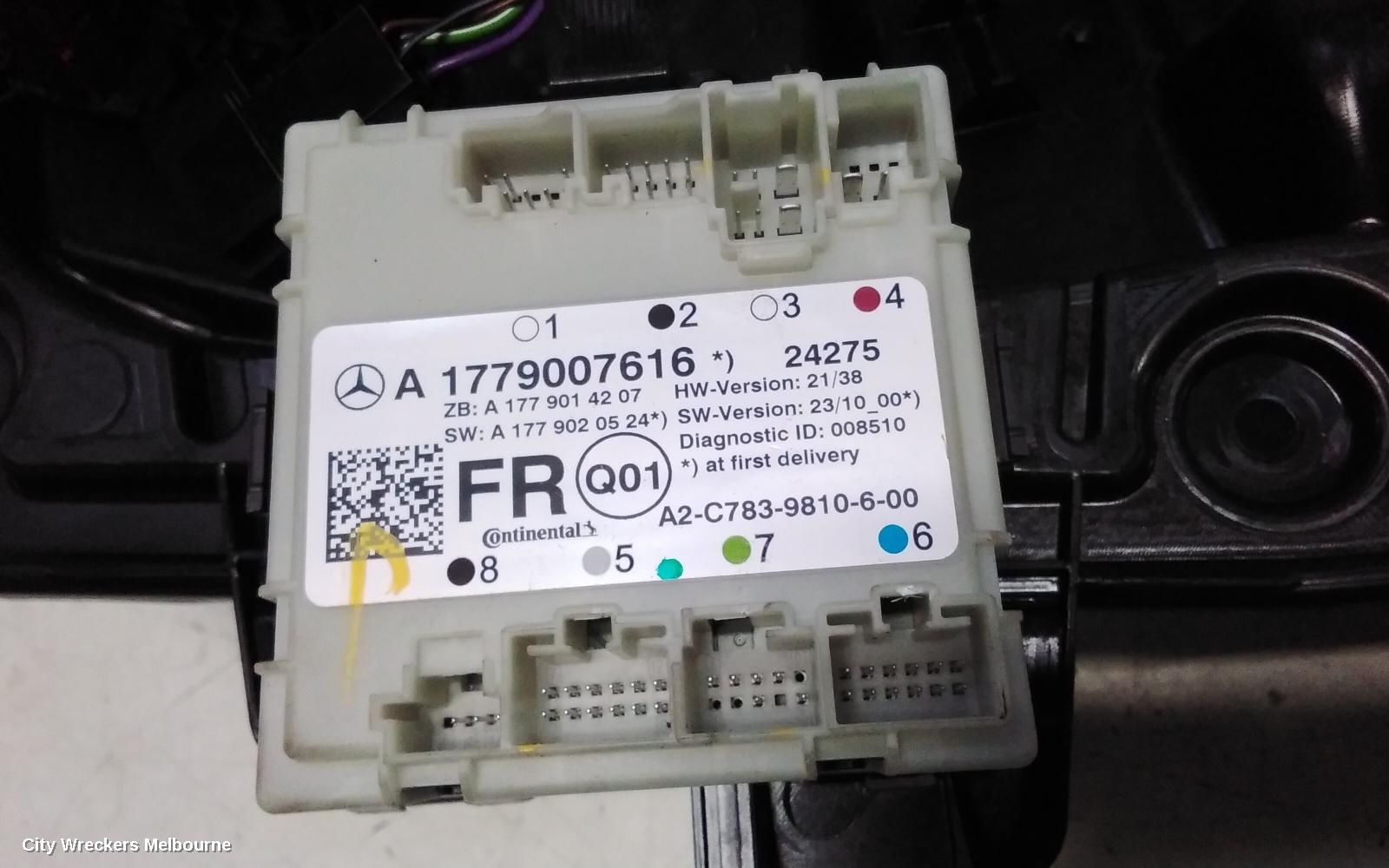 MERCEDES EQA RIGHT FRONT WINDOW REG/MOTOR, DOOR REG ASSY (REG AND MOTOR), H243, 01/2021 ONWARDS