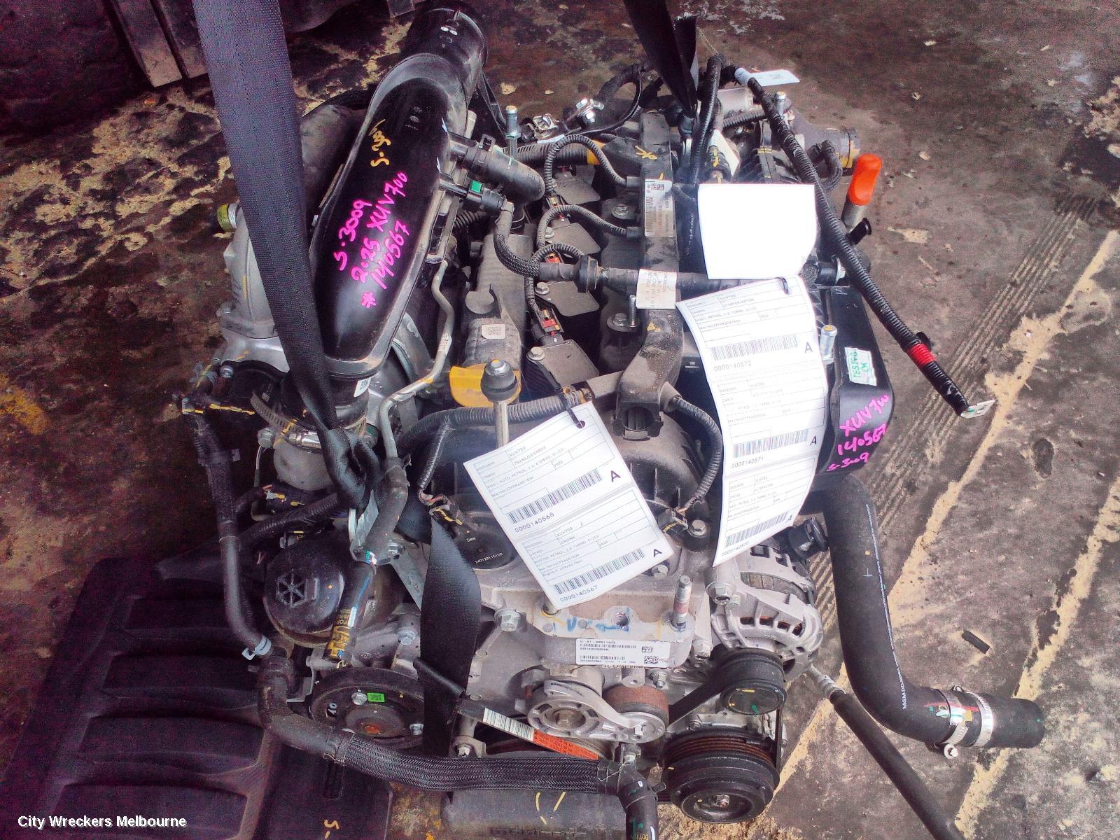 MAHINDRA XUV700 ENGINE, XUV700, PETROL, 2.0, TURBO, 01/2023 ONWARDS