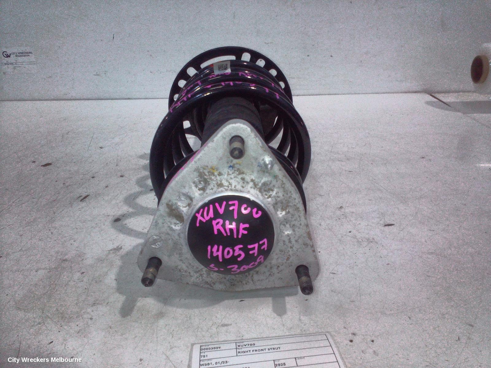 MAHINDRA XUV700 RIGHT FRONT STRUT, W601, 01/2023 ONWARDS