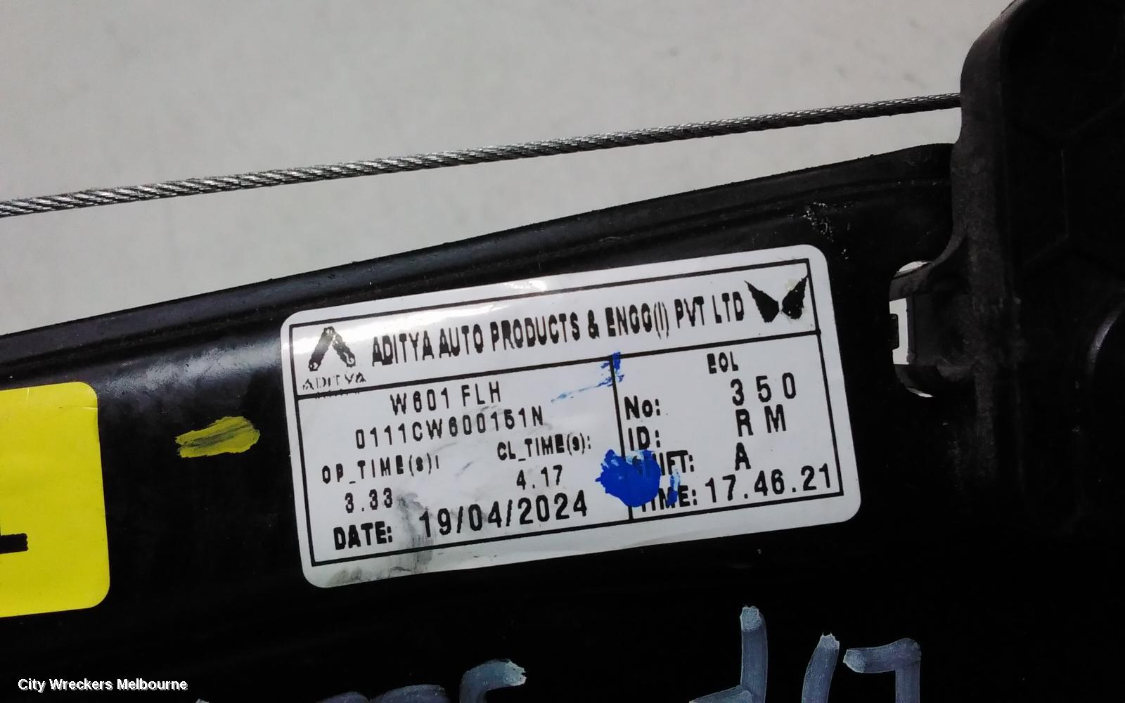 MAHINDRA XUV700 LEFT FRONT WINDOW REG/MOTOR, W601, 01/2023 ONWARDS