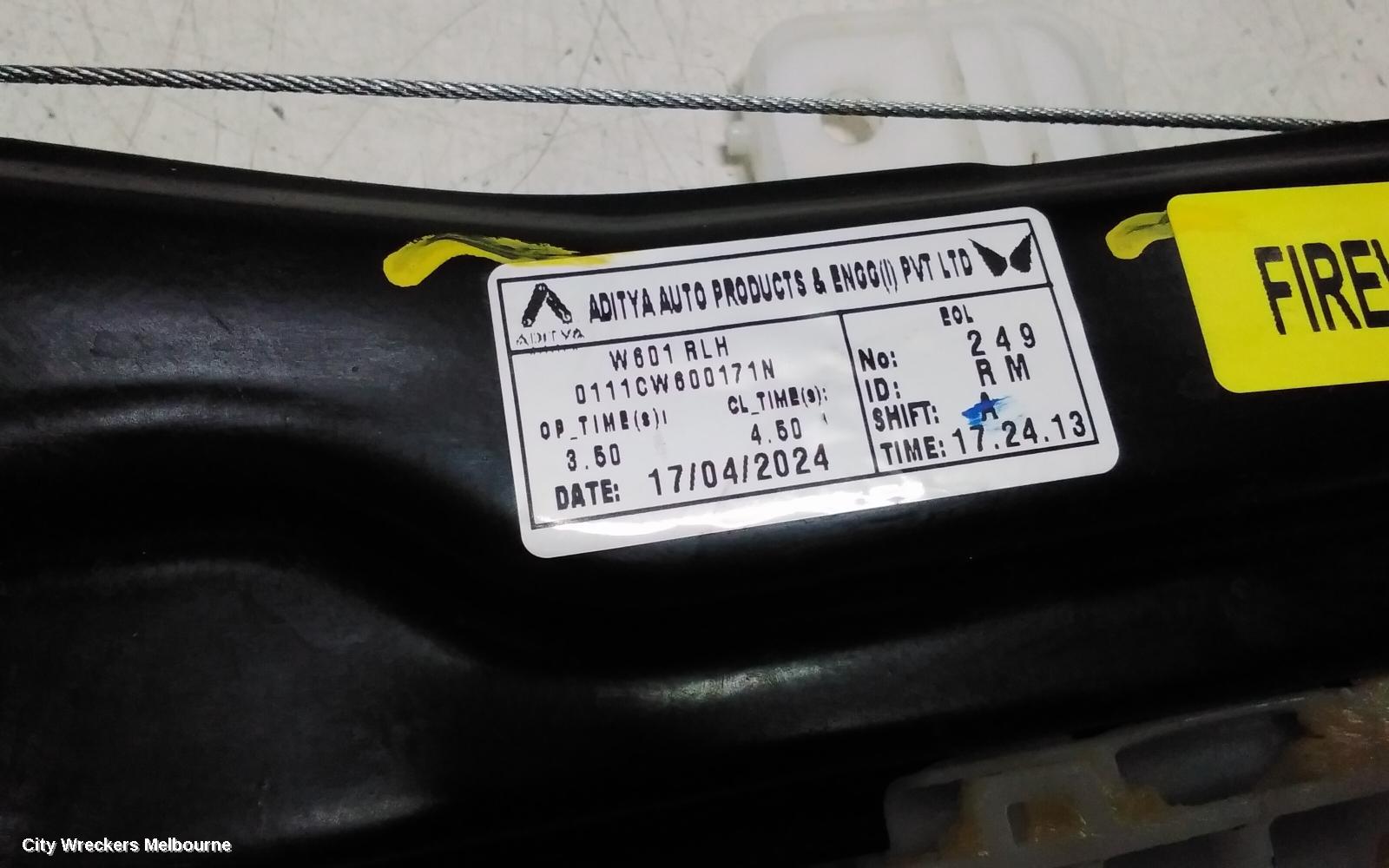 MAHINDRA XUV700 LEFT REAR WND REG/MOTOR, W601, 01/2023 ONWARDS