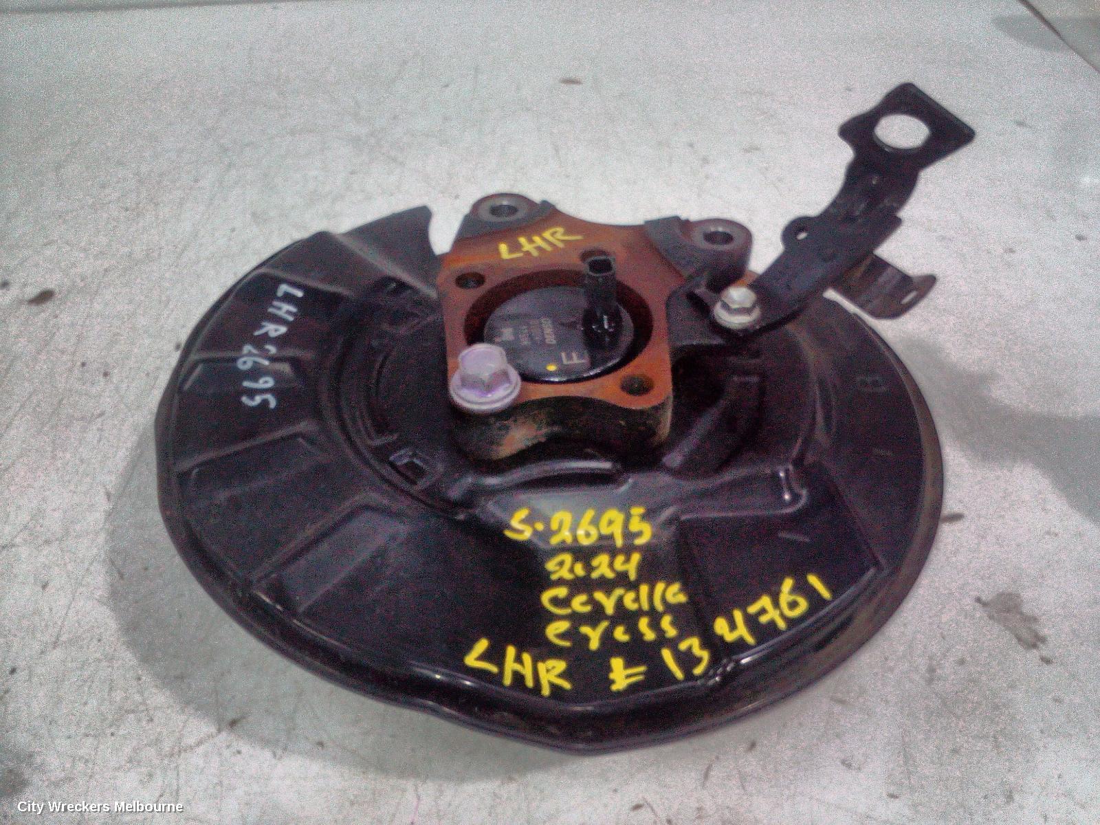 TOYOTA COROLLA CROSS LEFT REAR HUB ASSEMBLY, XG10, 4WD, 01/2022 ONWARDS