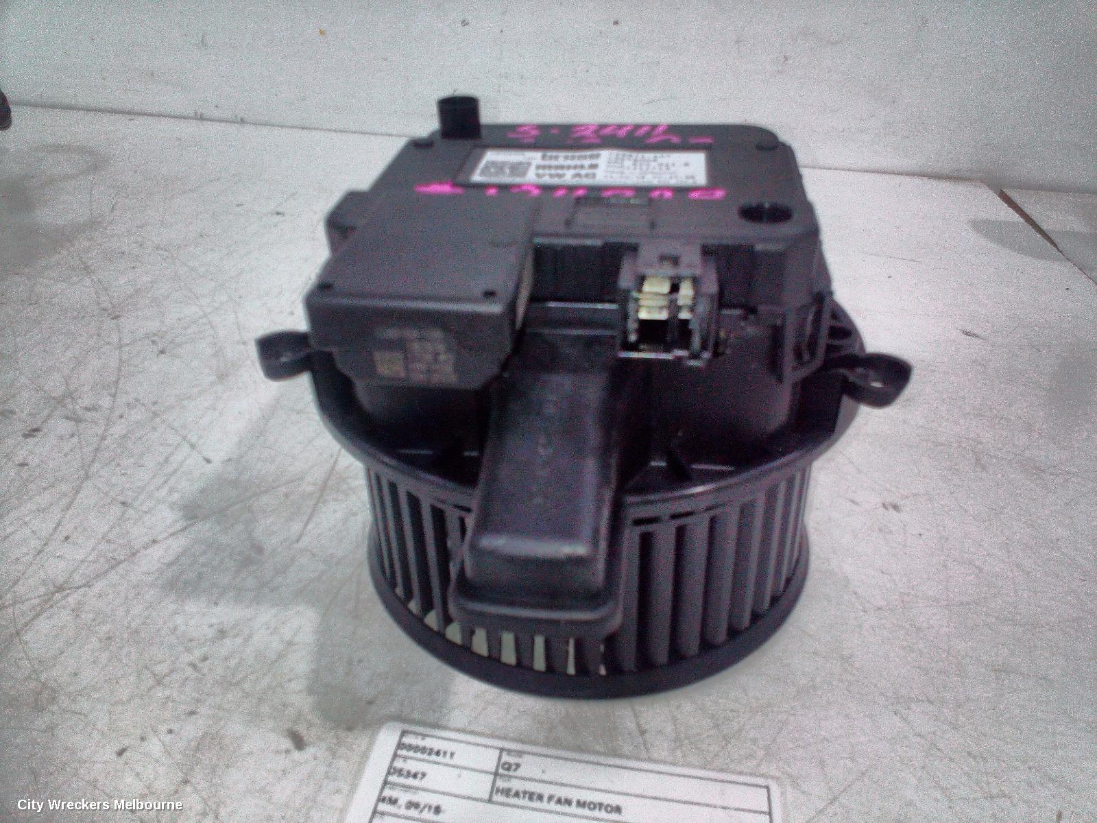 AUDI Q7 HEATER FAN MOTOR, 4M, 07/2015 ONWARDS