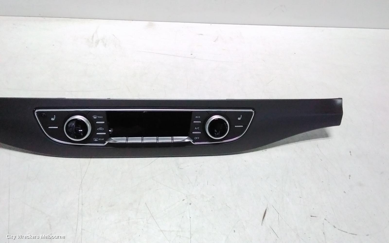 AUDI Q7 HEATER/AC CONTROLS, FRONT, CLIMATE CONTROL TYPE, 4M, 09/2015 - 03/2020