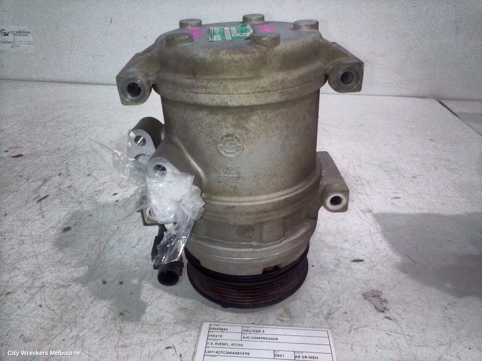 LDV DELIVER 9 A/C COMPRESSOR, 2.0, DIESEL, 07/2020 ONWARDS