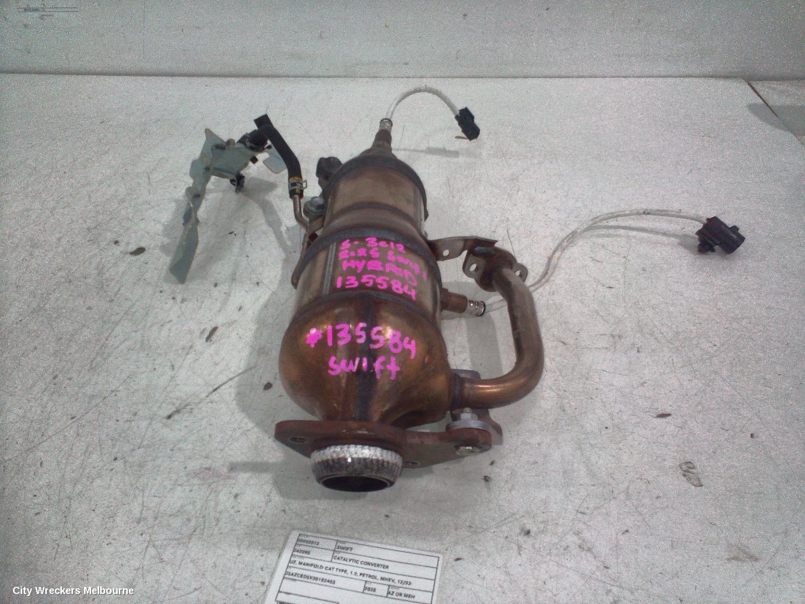 SUZUKI SWIFT CATALYTIC CONVERTER, UZ, MANIFOLD-CAT TYPE, 1.2, PETROL, MHEV, 12/2023 ONWARDS