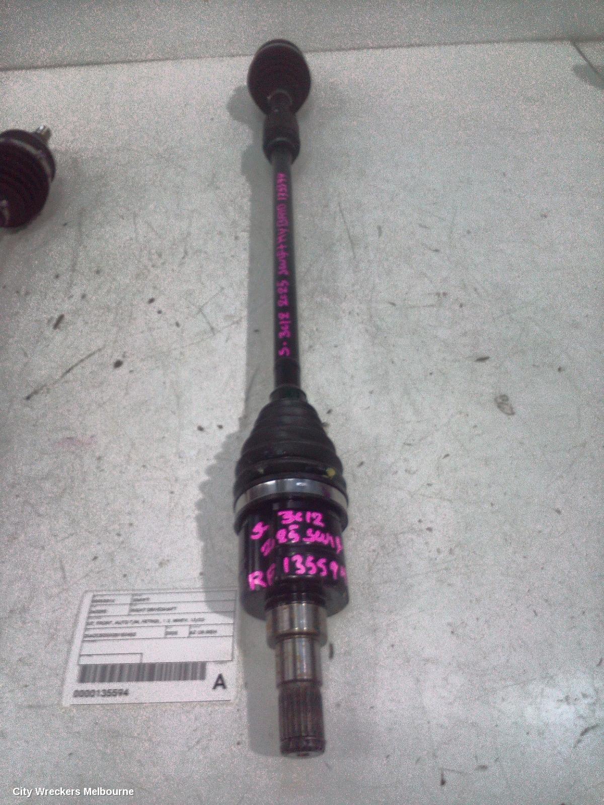 SUZUKI SWIFT RIGHT DRIVESHAFT, UZ, FRONT, AUTO T/M, PETROL, 1.2, MHEV, 12/2023 ONWARDS