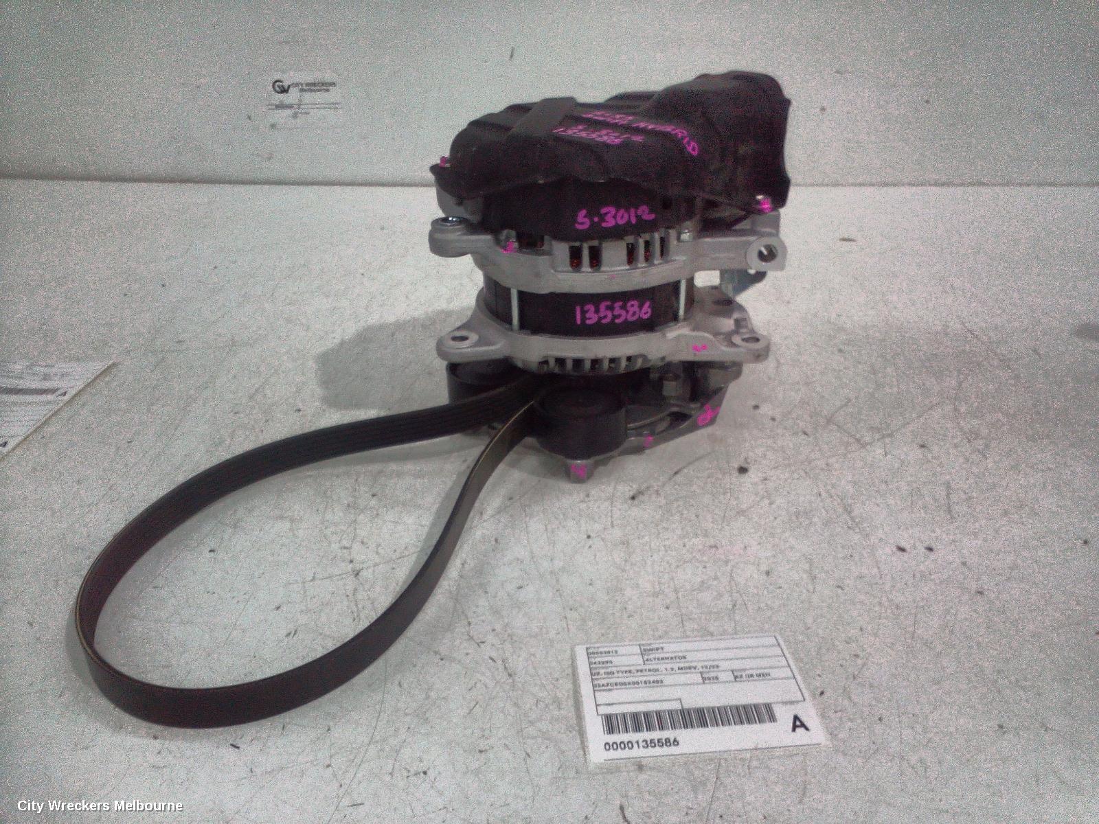 SUZUKI SWIFT ALTERNATOR, UZ, ISG TYPE, PETROL, 1.2, MHEV, 12/2023 ONWARDS